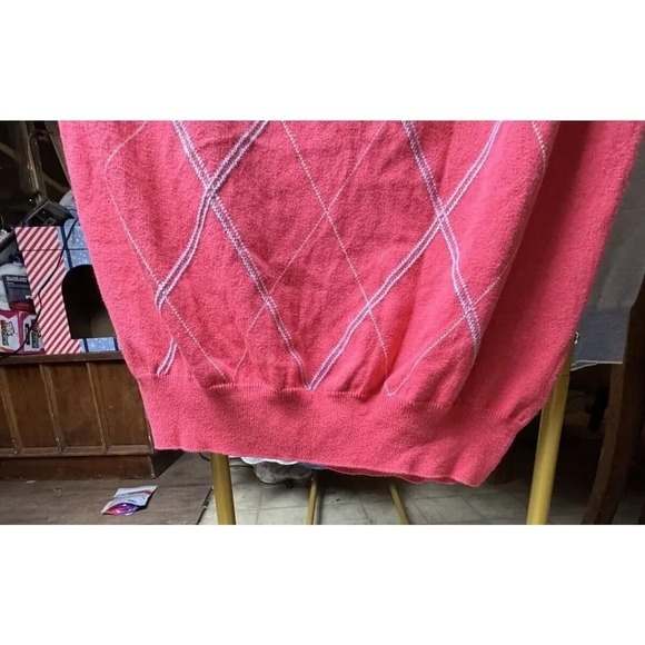 Master's Clubhouse Collection Golf Sweater Vest XL Made in Italy Cashmere Blend - Picture 7 of 11